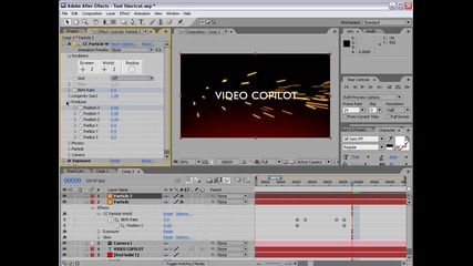 Adobe After Effects - 3d Sparks Title