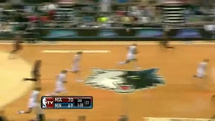 Miami Heat @ Minnesota Timberwolves 103 - 101 [30.12.2011]