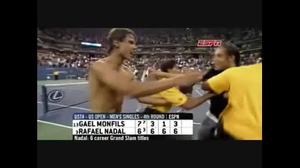 Rafa Nadal celunat ot fen