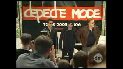 Depeche Mode Press Conference
