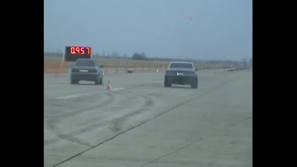 Chevy Caprice Coupe 8.2 Vs. Audi 90 Turbo Drag