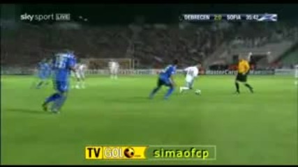 Debrecen - Levski Sofia 2 - 1 Rudolf bomba !! :d