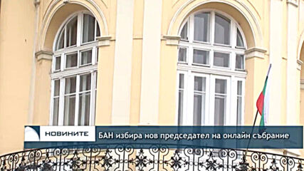 БАН избира нов председател на онлайн събрание