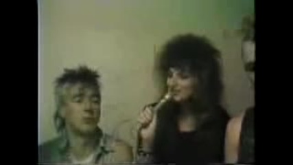 EXPLOITED 1984 interview by Kiki Xposer Moretti punk