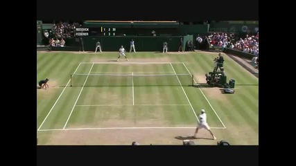 Federer vs Roddick Wimbledon Final 2009 Highlights 