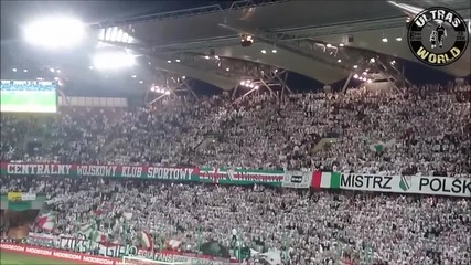 Legia Warszawa vs Wisla Krakov 15.03.2015 || Хореография.