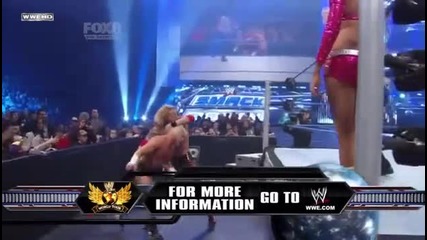 Wwe Smackdown 02 04 11 Laycool & Dolph Ziggler vs Kelly Kelly & Edge