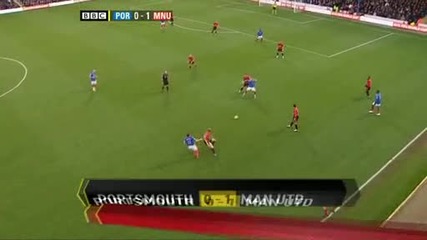 Porsmouth 0 - 1 Manchester United Wayne Rooney 28.11.2009 