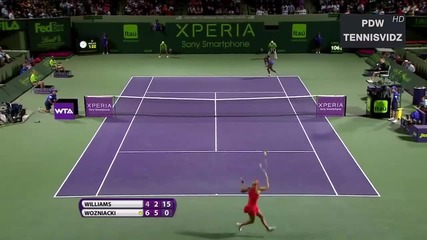 Wozniacki vs Williams Miami 2012 Highlights