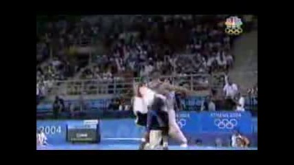 Karam Gaber(EGY)-Ramaz Nozadze(GEO) 96kg.FINAL na Olimpic Games Athens 2004g.