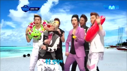 (hd) Chart 10-20 by B.a.p ~ M Countdown (09.08.2012)