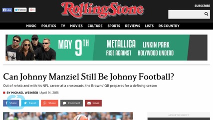 Johnny Manziel's Post-Rehab Career Uncertain