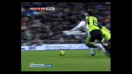 Goal Cristiano Ronaldo Real Madrid 5 - 0 Zaragoza