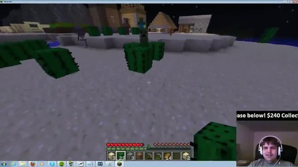 Late Night Minecraft - Cactus Attack!