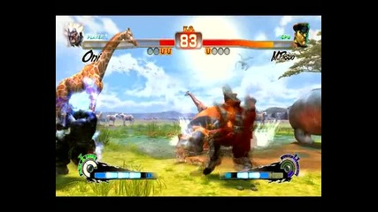 Super Street Fighter 4 - Oni(me) vs. M. Bison (4 Ultra Finishes)