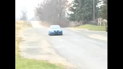 Audi Rs4 with Milltek non - resonated Exhaust