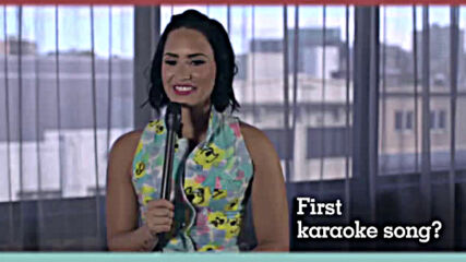 Demi Lovato plays 'first and Last' 2015