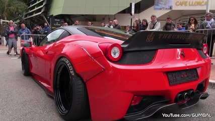 Liberty Walk Lb Performance Ferrari 458 Lift System Demonstration