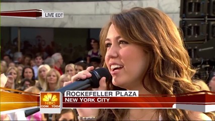 Miley Cyrus - Interview Nbc's Today Show July 25, 2008 [hd]