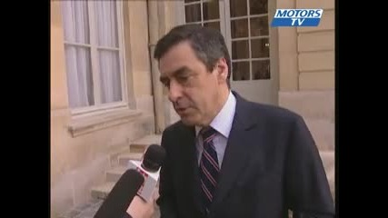 Interview Francois Fillon Sebastien Loeb 