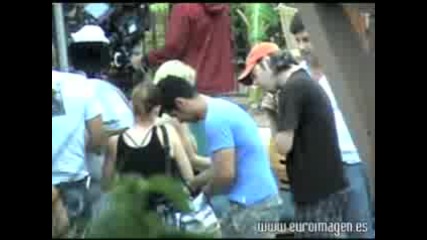 Lindsay Lohan on Machete set (12.08.09)