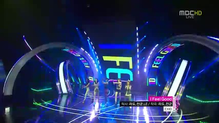 Exid - I Feel Good @ Music Core (01.09.2012)