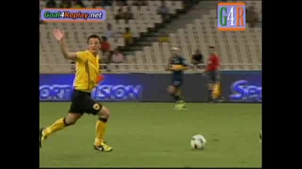 Aek - Boca Juniors 0 - 2 Goal na Mouche