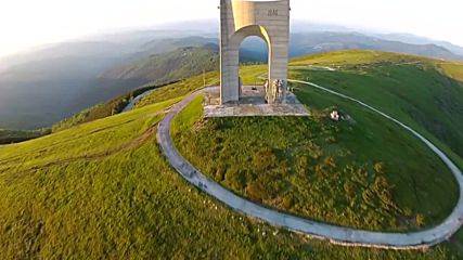 България от високо заснет с дрон