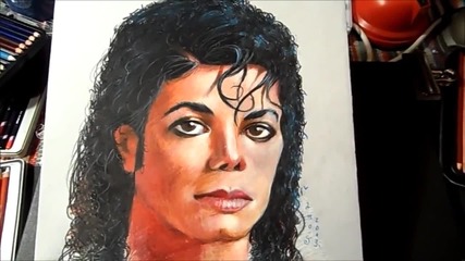 Рисуване На Краля На Попа Майкъл Джексън