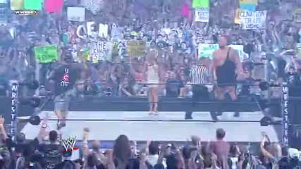 Грандиозното излизане на John Cena на Кечмания 25