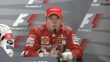 Youtube - Heikki and Kimi speaking Finnish at Fuji 2007