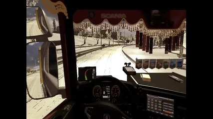 Euro Truck Simulator 2 - сняг