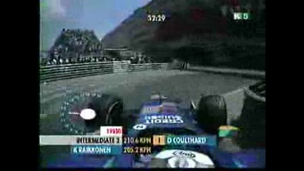 F1 Kimi Raikkonen Monaco 2001 On Board Lap