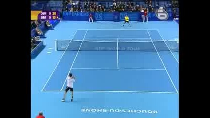 Grigor Dimitrov amazing rally against Simon