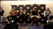One Direction - Live Chat - Интервю за Kiss 95.7 - Foxwoods част 1/2