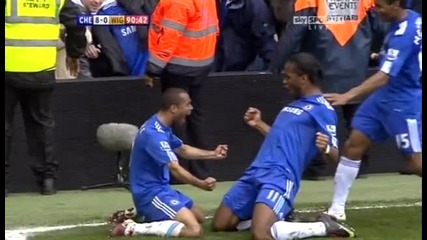Chelsea 8 - 0 Wigan (a.cole Goal) 