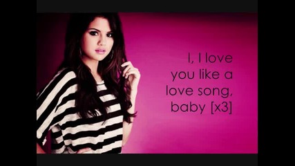 S.gomez ft. The Scane - love you [lyrics][english Version]