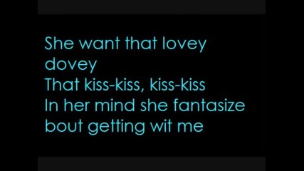 Chris Brown kiss kiss lyrics on screen