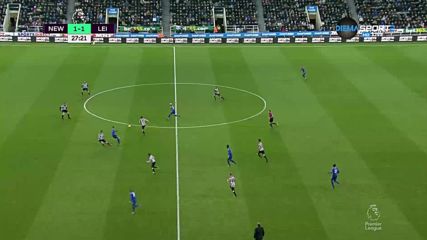 Нюкасъл - Лестър 1:1 /първо полувреме/