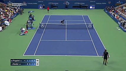 Rafael Nadal vs Fabio Fognini Us Open 2015 Highlights