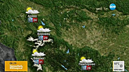 Прогноза за времето (22.06.2016 - сутрешна)