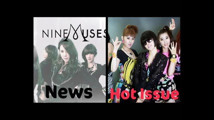 Nine Muses and 4minute-news for Hot Issue (remix)