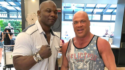Why is Kurt Angle bummed about Shelton Benjamin's return to Team Blue?