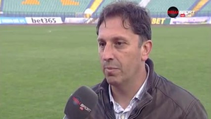 Мнението на Атанас Атанасов след загубата от Славия