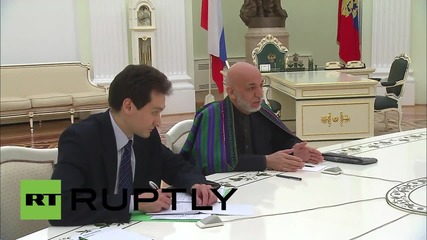 Russia: Putin and Karzai discuss the rise of IS in Afghanistan