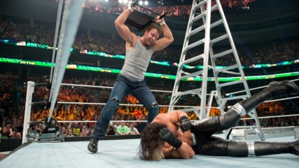 Money in the Bank Ladder Match for a World Heavyweight Title Match Contract: WWE Money in the Bank 2014 (Full Match - WW