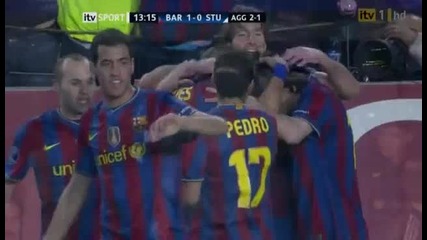 гол на Меси / Barcelona 1 - 0 Stuttgart / 