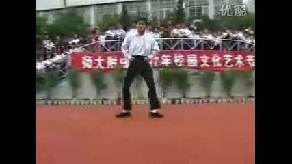 a michael jackson imitation by a chinese junior middle school student (hq)