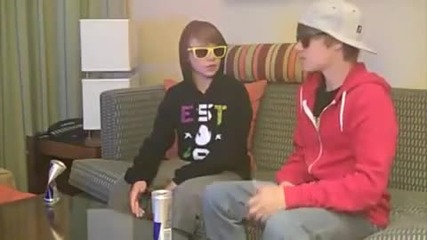 Justin Bieber and Christian Beadles - Red Bull Boys 