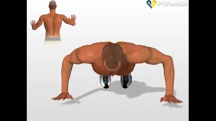 Упражнение за гърди (спартански лицеви опори) 